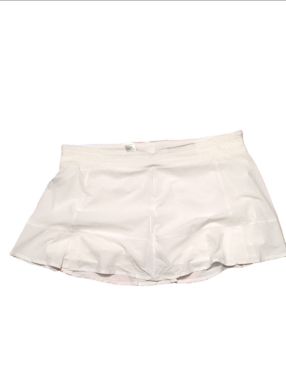 Tasc White Rhythm II Skirt With Shorts Size XL